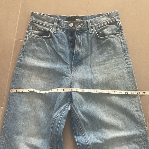 Veronica Beard  Dylan high waist wide leg jeans in Tulum, size 29 - Picture 3 of 17